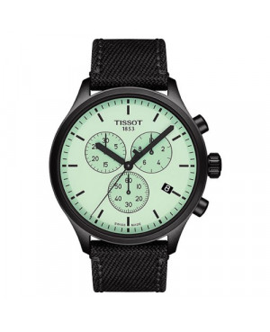 Szwajcarski, sportowy zegarek męski Tissot Chrono XL T116.617.37.091.00 (T1166173709100) na pasku z chronografem