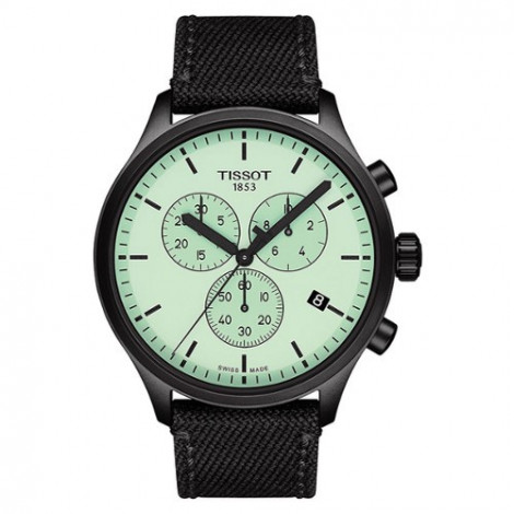 Szwajcarski, sportowy zegarek męski Tissot Chrono XL T116.617.37.091.00 (T1166173709100) na pasku z chronografem