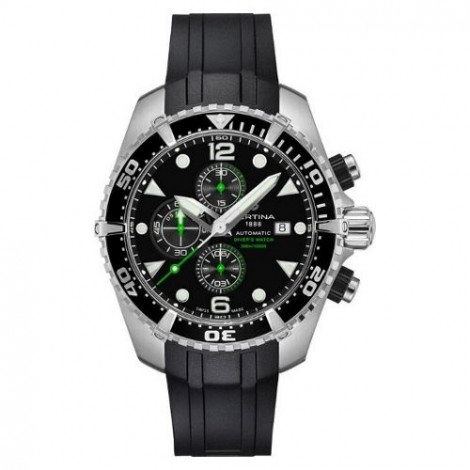 Szwajcarski zegarek męski do nurkowania Certina DS Action Diver Chronograph Automatic C032.427.17.051.00 (C0324271705100)