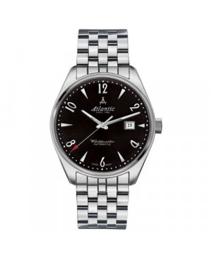 Klasyczny zegarek męski, szwajcarski ATLANTIC Worldmaster Art Deco 51752.41.65SM (517524165SM)