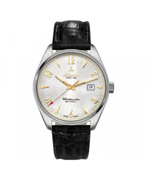 Klasyczny zegarek męski Atlantic Worldmaster Art Deco 51651.41.25G (516514125G)