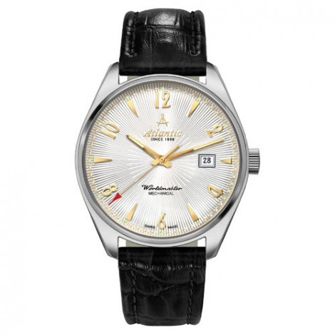 Klasyczny zegarek męski Atlantic Worldmaster Art Deco 51651.41.25G (516514125G)
