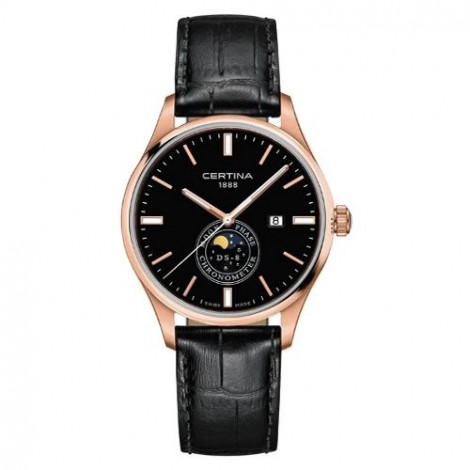 Szwajcarski, klasycznyi zegarek męski CERTINA DS 8 Moon Phase C033.457.36.051.00 (C0334573605100)