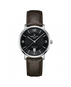 Szwajcarski, klasyczny zegarek męski CERTINA DS Caimano Powermatic 80 C035.407.16.057.00 (C0354071605700)
