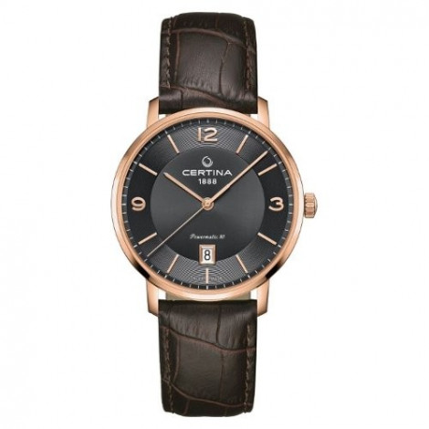 Szwajcarski, klasyczny zegarek męski CERTINA DS Caimano Powermatic 80 C035.407.36.087.00 (C0354073608700)