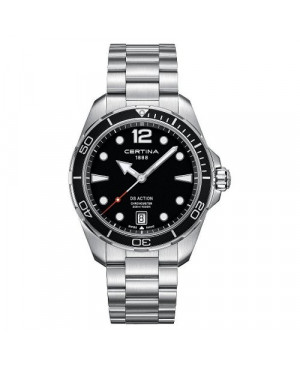 Szwajcarski zegarek męski do nurkowania Certina DS Action Gent C032.451.11.057.00 (C0324511105700)