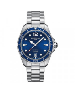 Szwajcarski zegarek męski do nurkowania Certina DS Action Gent C032.451.11.047.00 (C0324511104700)