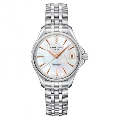 Szwajcarski, klasyczny zegarek damski CERTINA DS Action Lady Diamonds C032.051.11.116.00 (C0320511111600)