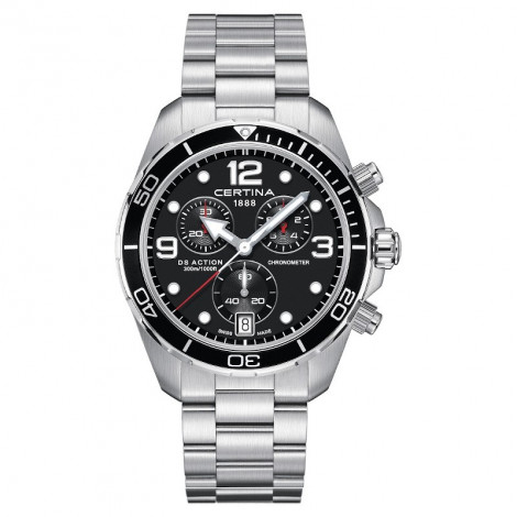 Szwajcarski zegarek męski do nurkowania CERTINA DS Action Chrono C032.434.11.057.00 (C0324341105700)