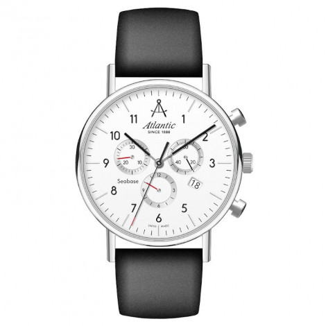 Sportowy zegarek męski Atlantic Seabase 60452.41.15 (604524115)