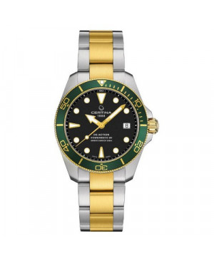 Szwajcarski zegarek męski do nurkowania Certina DS Action Diver 38mm C032.807.22.051.01 (C0328072205101)