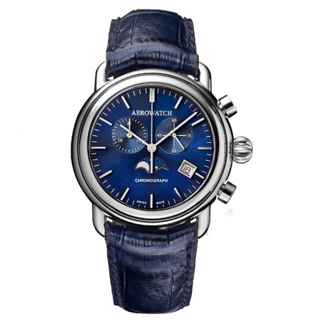 Szwajcarski, klasyczny zegarek męski Aerowatch 1942 84934 AA05 (84934AA05)