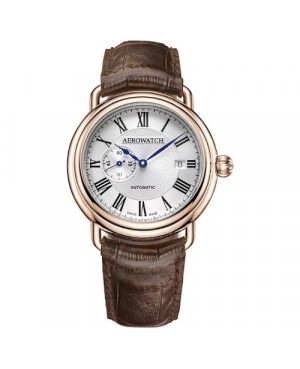 Szwajcarski, klasyczny zegarek męski Aerowatch 1942 Petite Seconde 76983 RO01