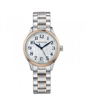 Szwajcarski, klasyczny zegarek damski AEROWATCH LES GRANDES CLASSIQUES 42980 BI01 M (42980BI01M)