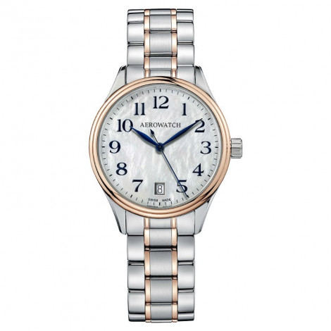 Szwajcarski, klasyczny zegarek damski AEROWATCH LES GRANDES CLASSIQUES 42980 BI01 M (42980BI01M)