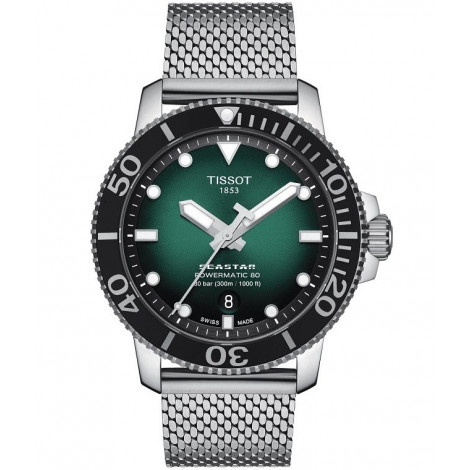 Sportowy zegarek męski TISSOT Seastar 1000 Powermatic 80 T120.407.11.091.00 (T1204071109100)