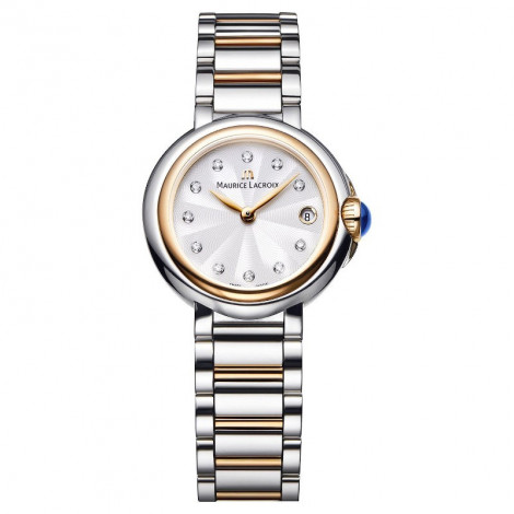 Klasyczny zegarek damski MAURICE LACROIX FIABA Date 28 mm FA1003-PVP13-150-1 (FA1003PVP131501)