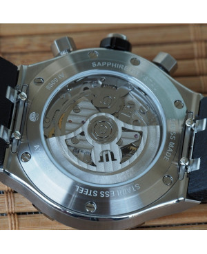 LACROIX AIKON Chronograph Skeleton AI6098-SS001-090-1 Zegarek posiada odporne na zarysowania szkło szafirowe