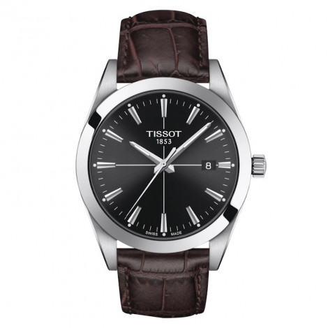Klasyczny zegarek męski Gentleman TISSOT T127.410.16.051.01 (T1274101605101)