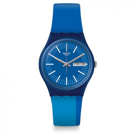 Szwajcarski, modowy zegarek męski SWATCH Originals Gent GZ708 Blue Tokyo 2020 Olympics Special Edition