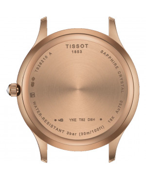 TISSOT T926.210.76.291.00 (T9262107629100) mechanizm kwarcowy zegarek z diamentami płaski