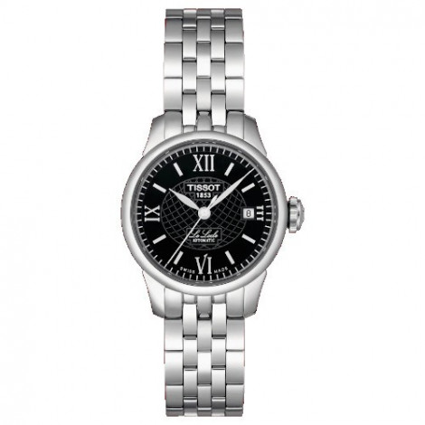 Szwajcarski, klasyczny zegarek damski TISSOT Le Locle T41.1.183.53 (T41118353) elegancki automatyczny szkło szafirowe