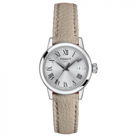 TISSOT T129.210.16.033.00 Classic Dream Lady (T1292101603300) zegarek damski klasyczny szwajcarski z szafirowym szkłem