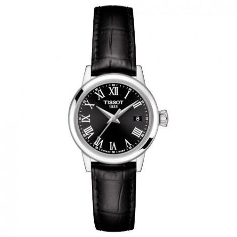 TISSOT T129.210.16.053.00 Classic Dream Lady zegarek damski klasyczny szwajcarski z szafirowym szkłem kwarcowy na pasku