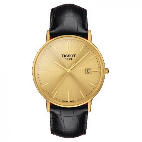 Elegancki zegarek męski TISSOT Goldrun 18K T922.410.16.021.00 (T9224101602100)