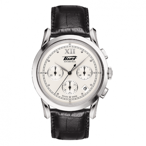 Szwajcarski, elegancki zegarek męski TISSOT 1948 T66.1.722.33 (T66172233)