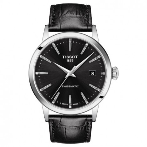 TISSOT T129.407.16.051.00 Classic Dream (T1294071605100) zegarek męski automatyczny szwajcarski z szafirowym szkłem na pasku