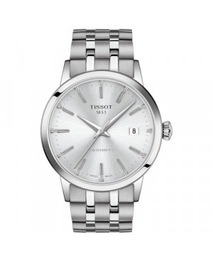 TISSOT T129.407.11.031.00 Classic Dream (T1294071103100) zegarek męski automatyczny szwajcarski z szafirowym szkłem