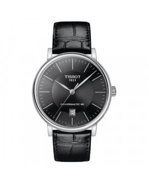 Szwajcarski, klasyczny zegarek męski TISSOT Carson Premium T122.407.16.051.00 (T1224071605100)