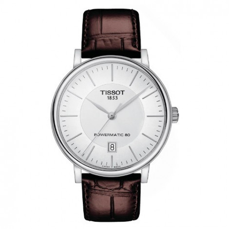 Szwajcarski, elegancki zegarek męski TISSOT Carson Premium T122.407.16.031.00 (T1224071603100)