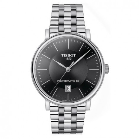 Szwajcarski, klasyczny zegarek męski TISSOT Carson Premium T122.407.11.051.00 (T1224071105100)