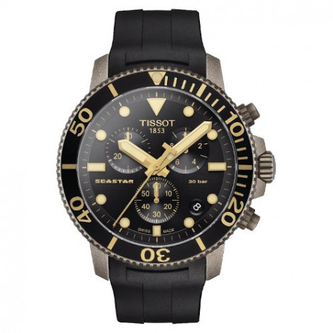 Sportowy zegarek męski TISSOT Seastar 1000 Chronograph T120.417.37.051.01 (T1204173705101)