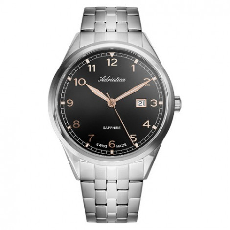 Szwajcarski, elegancki zegarek męski ADRIATICA A8260.51R4Q (A826051R4Q)