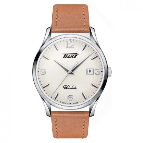 Szwajcarski klasyczny zegarek męski TISSOT Visodate T118.410.16.277.00 (T1184101627700)