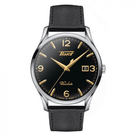 Szwajcarski, klasyczny zegarek męski TISSOT Visodate T118.410.16.057.01 (T1184101605701)