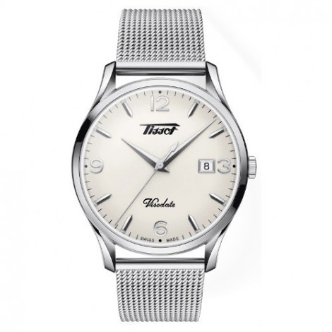 Szwajcarski, klasyczny zegarek męski TISSOT Visodate T118.410.11.277.00 (T1184101127700)