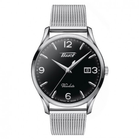 Szwajcarski, klasyczny zegarek męski TISSOT Visodate T118.410.11.057.00 (T1184101105700)