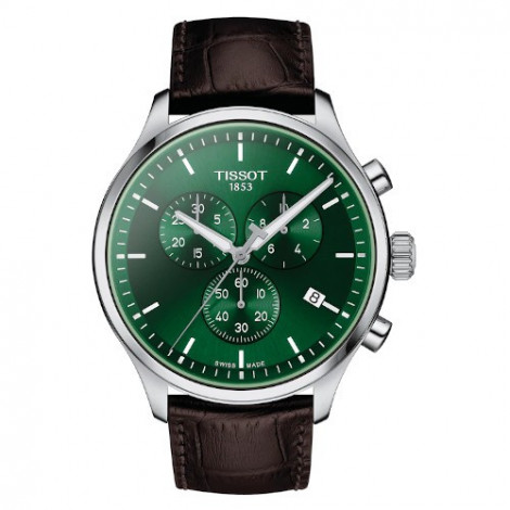 Klasyczny zegarek męski TISSOT Chrono XL T116.617.16.091.00 (T1166171609100) zegarek szwajcarski z szafirowym szkłem