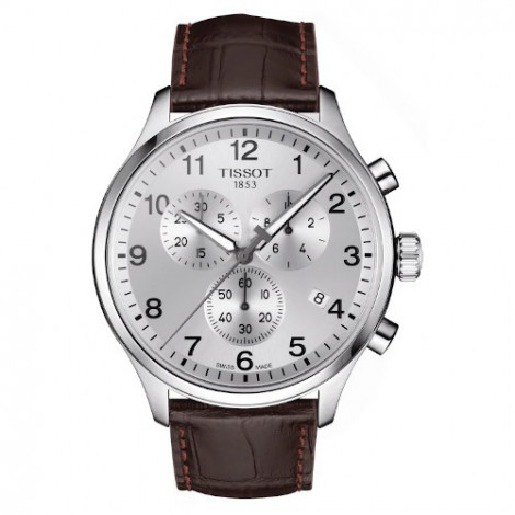 Sportowy zegarek męski TISSOT Chrono XL T116.617.16.037.00 (T1166171603700) zegarek szwajcarski szkło szafirowe