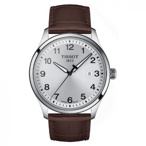 Klasyczny zegarek męski TISSOT Gent XL T116.410.16.037.00 (T1164101603700) zegarek szwajcarski szkło szafirowe