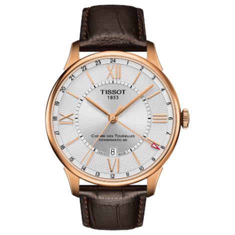 Elegancki zegarek męski TISSOT Chemin des Tourelles T099.429.36.038.00 (T0994293603800)