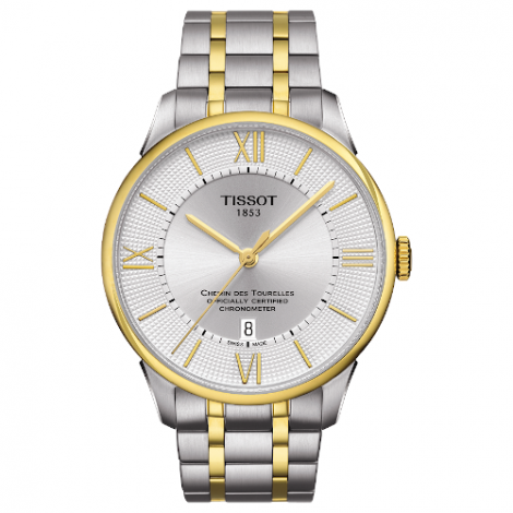 Elegancki zegarek męski TISSOT CHEMIN DES TOURELLES T099.408.22.038.00 (T0994082203800)