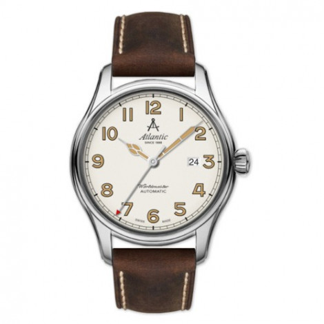 Klasyczny zegarek męski ATLANTIC 52752.41.93S Worldmaster (527524193S)
