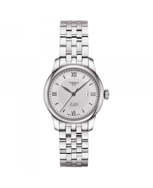 Szwajcarski, klasyczny zegarek damski TISSOT Le Locle Automatic Lady T006.207.11.038.00 (T0062071103800) na bransolecie