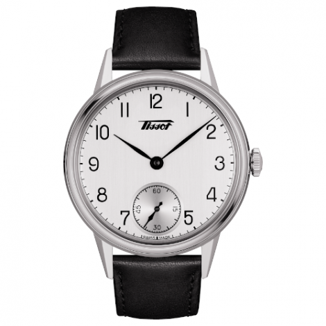 Szwajcarski, klasyczny zegarek męski TISSOT HERITAGE PETITE SECONDE T119.405.16.037.00 (T1194051603700)