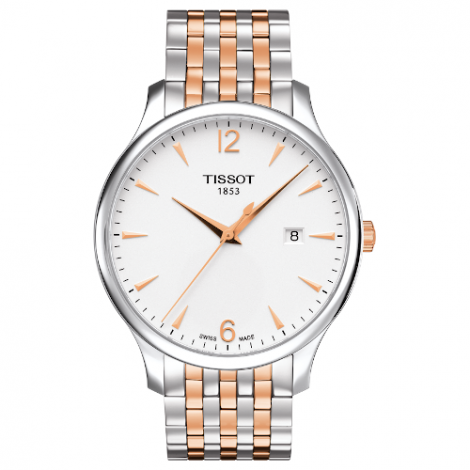 Klasyczny zegarek męski TISSOT Tradition T063.610.22.037.01 (T0636102203701)